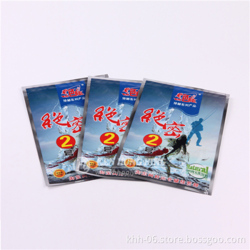 Custom high quality Three side seal fish feed ziplock bag